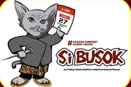Si Busok Maskot Pilkada Sumenep.
