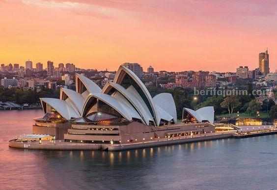 Pinterest (Potret Opera House di Sydney, Australia)