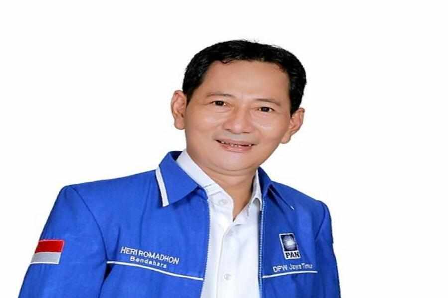 Heri Romadhon Ketua PAN Kota Blitar, Senin (03/06/24).