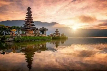 Ilustrasi salah satu wisata di Bali.