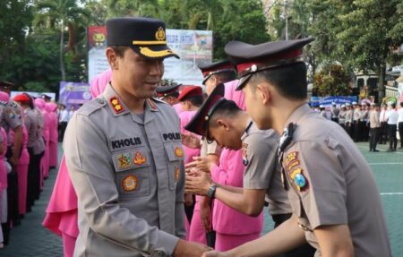 46 Personel Polres Malang Raih Pangkat Baru