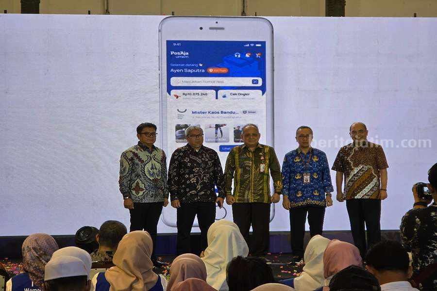Pos Indonesia melaunching PosAja! UMKM Fest 2024.