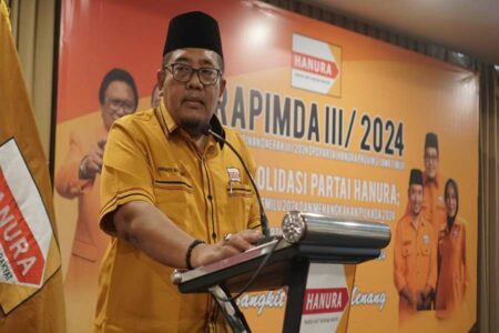 Rapimda Jatim Sepakat Usung Oso Kembali Jadi Ketum Hanura Ketua DPD Partai Hanura Jawa Timur, Yunianto 'Masteng' Wahyudi.