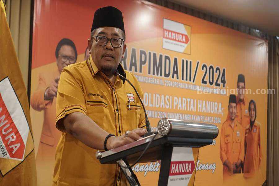 Ketua DPD Partai Hanura Jawa Timur, Yunianto 'Masteng' Wahyudi.