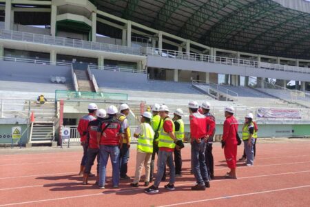 Revitalisasi Stadion Gelora Delta Sidoarjo Capai 57 Persen