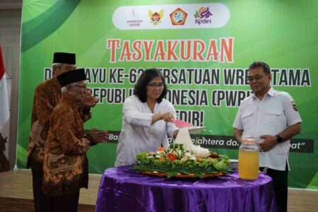 Hadiri Tasyakuran HUT ke-62 PWRI, Ini Harapan Pj Wali Kota Kediri