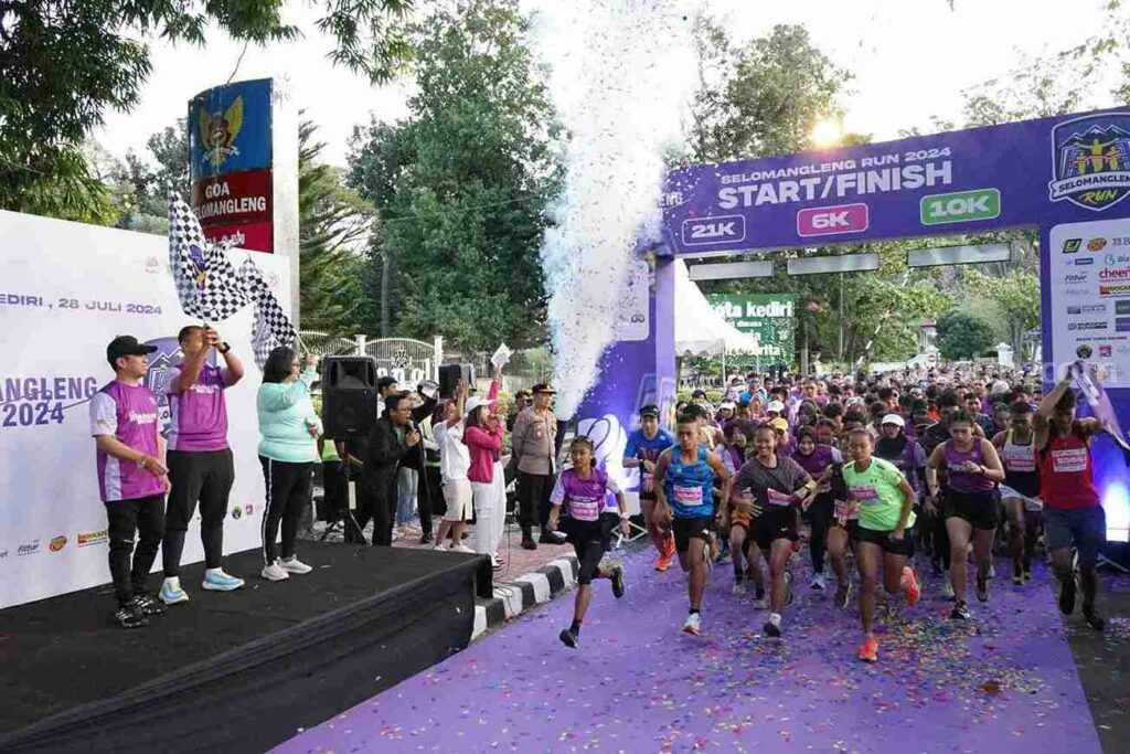 Pj Wali Kota Kediri : Selomangleng Run Event Lari yang Menyajikan Rute Keindahan