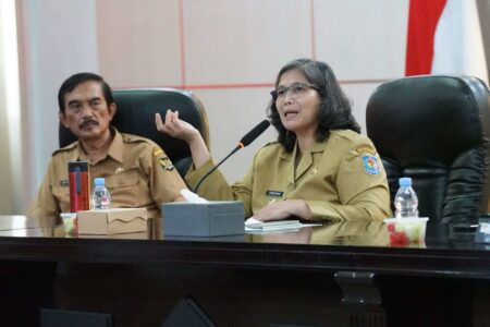 Arahan Pj Wali Kota Kediri pada Workshop Video Animasi.