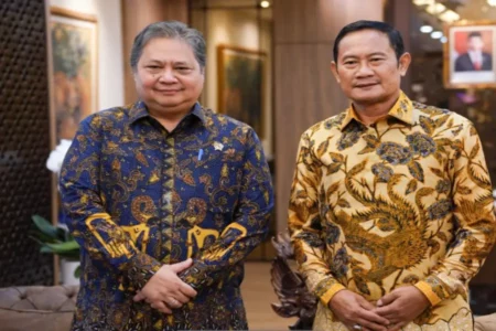 Yuhronur Efendi Temui Ketum Golkar Airlangga Hartarto, Bicarakan Soal ini Airlangga Hartarto