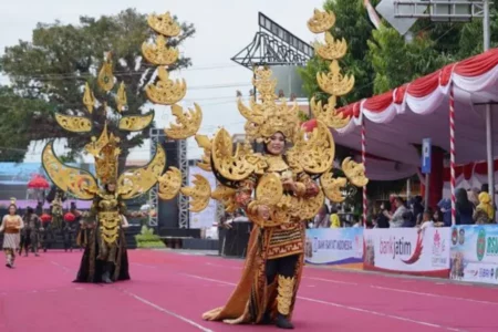 Persiapan Blitar Ethnic National Carnival Capai 90 Persen foto beritajatim