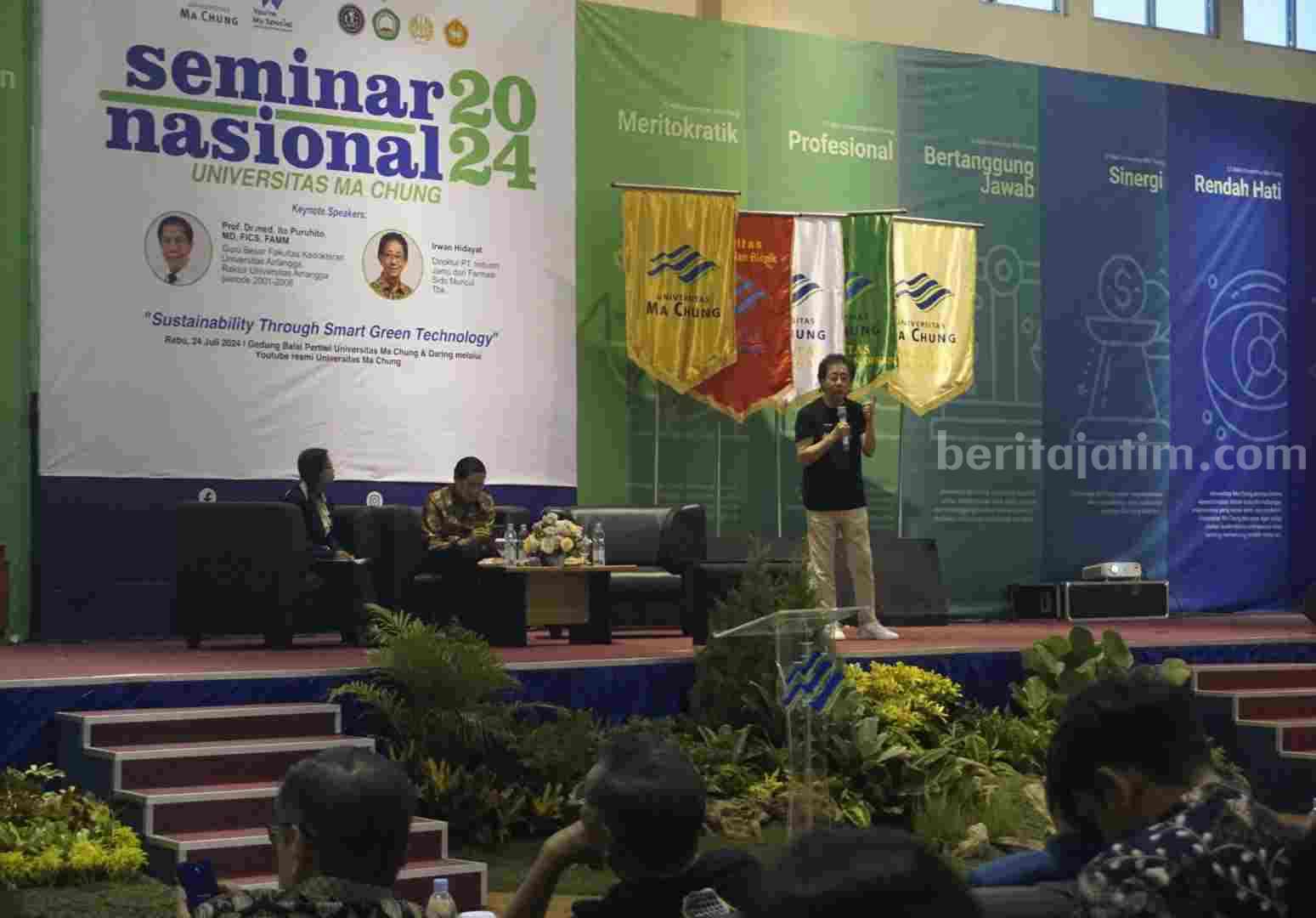 Suasana seminar nasional 2024 di Universitas Ma Chung (Foto: Istimewa)