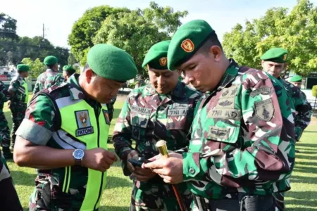 Cegah Judi Online, Kodim 0802 Ponorogo Periksa HP Anggotanya