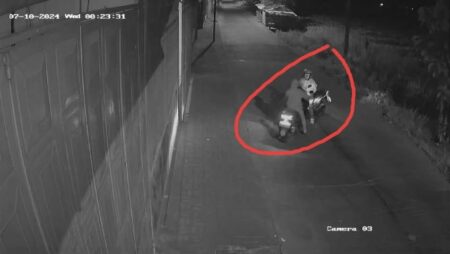 Rekaman CCTV milik warga. [Foto: Ist]