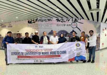 Unjua benchmarking dan kolaborasi internasional dengan perguruan tinggi mitra di China (Foto: Istimewa)