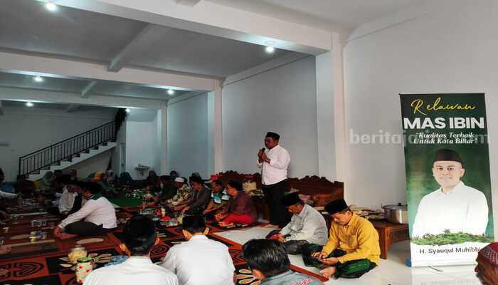 Wasekjen Pimpinan Pusat GP Ansor, Syauqul Muhibbin, Senin (29/7/2024). (foto : Winanto/beritajatim.com)