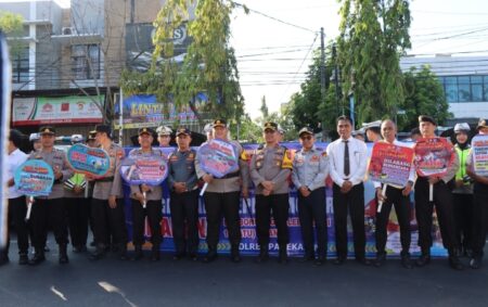 64 Personel Polres Pamekasan Terlibat dalam Operasi Patuh Semeru 2024
