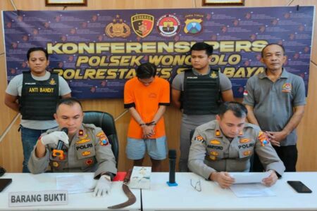 Tinggalkan Motor di Lokasi, Tersangka Pembacokan Ditangkap dalam 2 Jam foto beritajatim