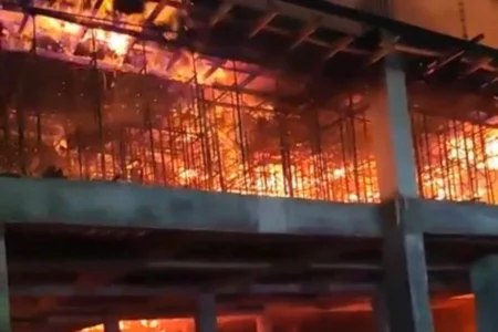 Calon Gedung Swalayan di Madiun Terbakar Hebat, Polisi Ungkap Ini