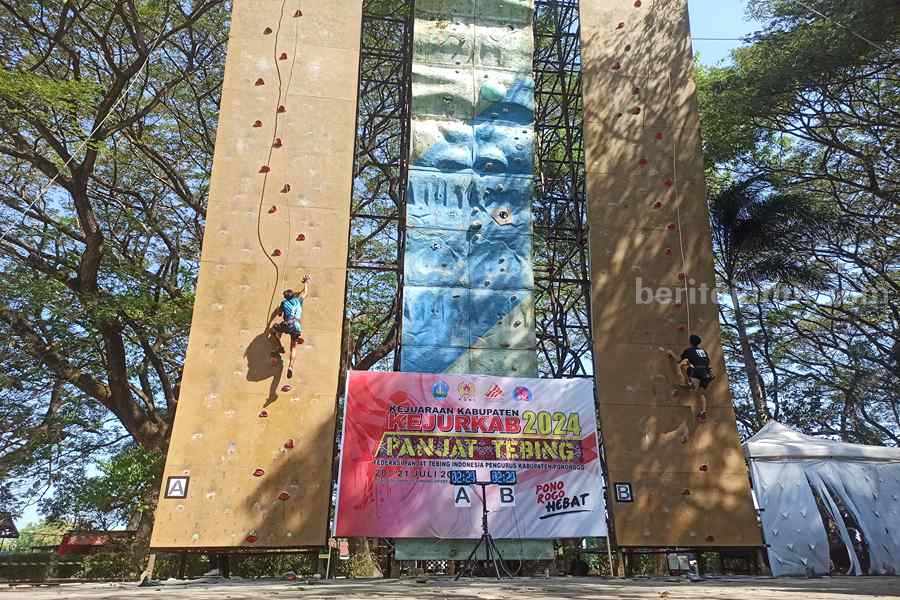 FPTI Ponorogo Gelar Kejurkab Panjat Tebing 2024