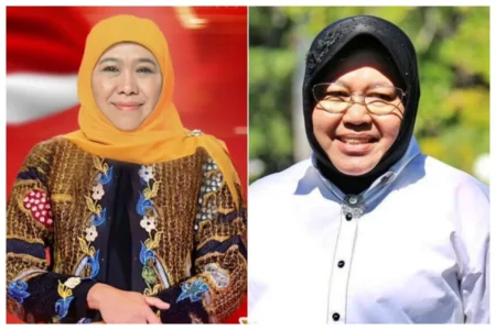 Survei Terkini Pilgub Jatim ARCI: Khofifah 54,3% vs Risma 23,8% Khofifah- Risma