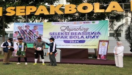 UMY Luncurkan Beasiswa Sepakbola bagi Talenta Muda. (Dok UMY)