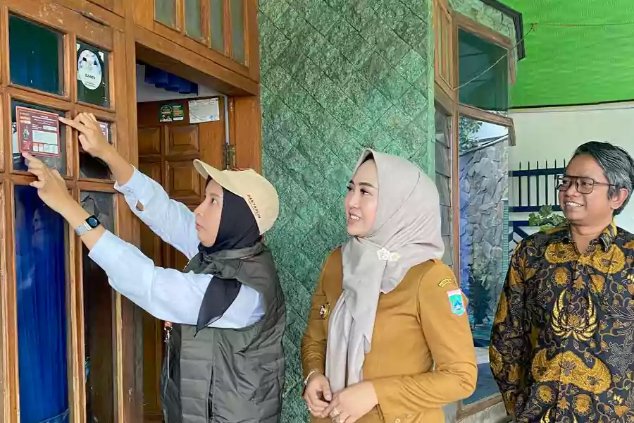 Proses Coklit KPU Kabupaten Malang.
