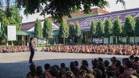 MPLS, Pemkot Kediri Sosialisasi Bus Sekolah ke Siswa Baru SMP Bus Sekolah