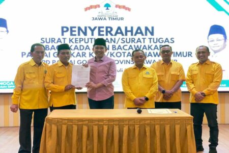 Golkar Jadi Partai Ketujuh yang Berikan Surat Tugas Pilkada Jember ke Fawait