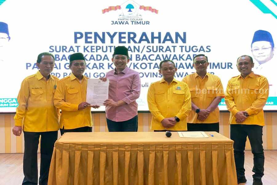 Golkar Jadi Partai Ketujuh yang Berikan Surat Tugas Pilkada Jember ke Fawait