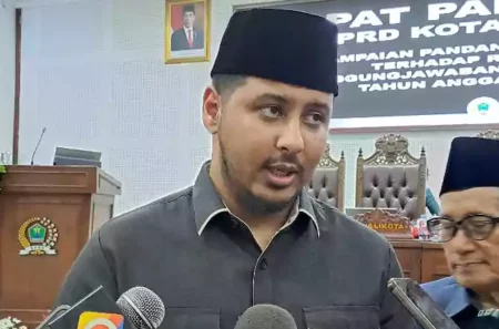 Sekretaris DPC Partai Gerindra Kota Malang, Rimzah. (Beritajatim/Lucky)