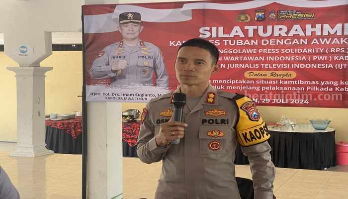 Kapolres Tuban AKBP Oskar Syamsuddin. [foto: Diah Ayu/beritajatim.com]