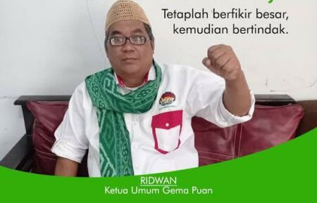 Ketua Umum DPP Gema Puan, Ridwan, Jumat (5/7/2024). (foto : Istimewa).