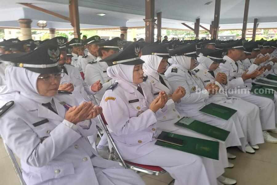 Kades se Kabupaten Blitar, Kamis (18/07/2024) . (Foto : Winanto/beritajatim.com)