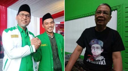 PPP Bondowoso Potensi Tancap Bendera Sendiri di Pilbup 2024, Ketua DPC PKB: Kami Tetap Menghormati Dari Kiri ke kanan: Sekjen DPC PPP Bondowoso, Barri Sahlawi Zein dan Bidang Kominfo PPP Bondowoso, Ahmadi; Ketua DPC PKB Bondowoso, Ahmad Dhafir. (Kolase BeritaJatim.com)
