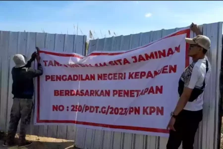 PN Kepanjen Sita Dua Obyek Lahan di Desa Sumawe Dua obyek lahan di Desa Sumbermanjing Wetan yang disita PN Kepanjen. (Beritajatim.com/Yoga)