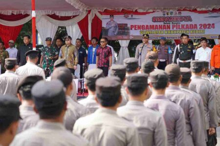 Ikuti Jalannya Simulasi Sispamkota, Ini Harapan Mas Dhito pada Pilkada Kediri