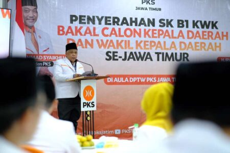 Ketua DPW PKS Jawa Timur Irwan Setiawan.