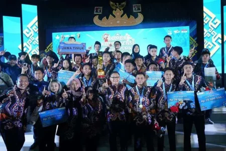 Provinsi Jatim Pertahankan Gelar Juara LKSN SMK, Ungguli Jateng dan DKI Jakarta foto beritajatim