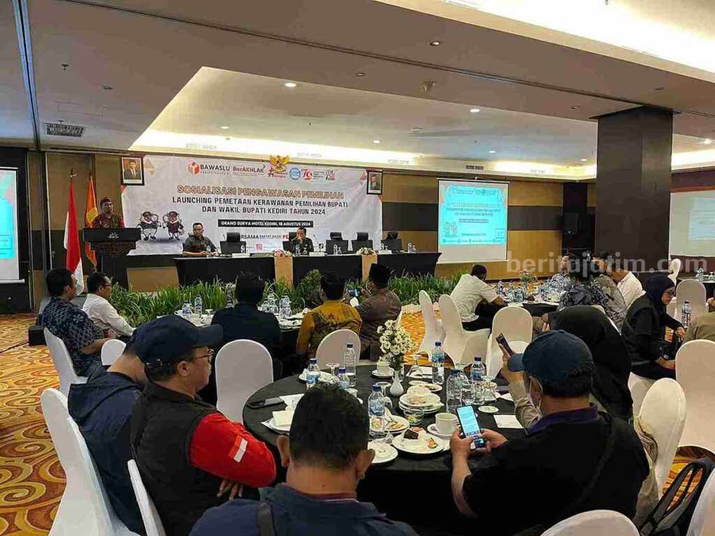 Bawaslu Kabupaten Kediri launching pemetaan pemilihan Pemilu 2024.