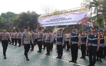 Amankan Pilkada, Polres Malang Libatkan 15.603 Personel Gabungan