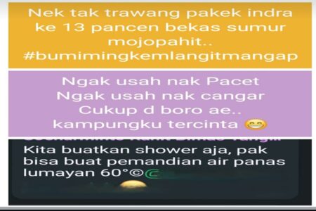 Tangkapan layar WAG Emak-emak perumahan Taman Apsari Boro Tanggulangin.