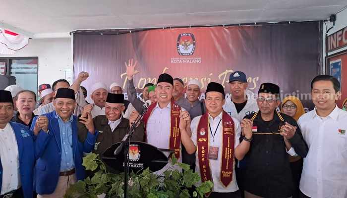 Calon kepala daerah Kota Malang Mochamad Anton - Dimyati Ayatulloh.