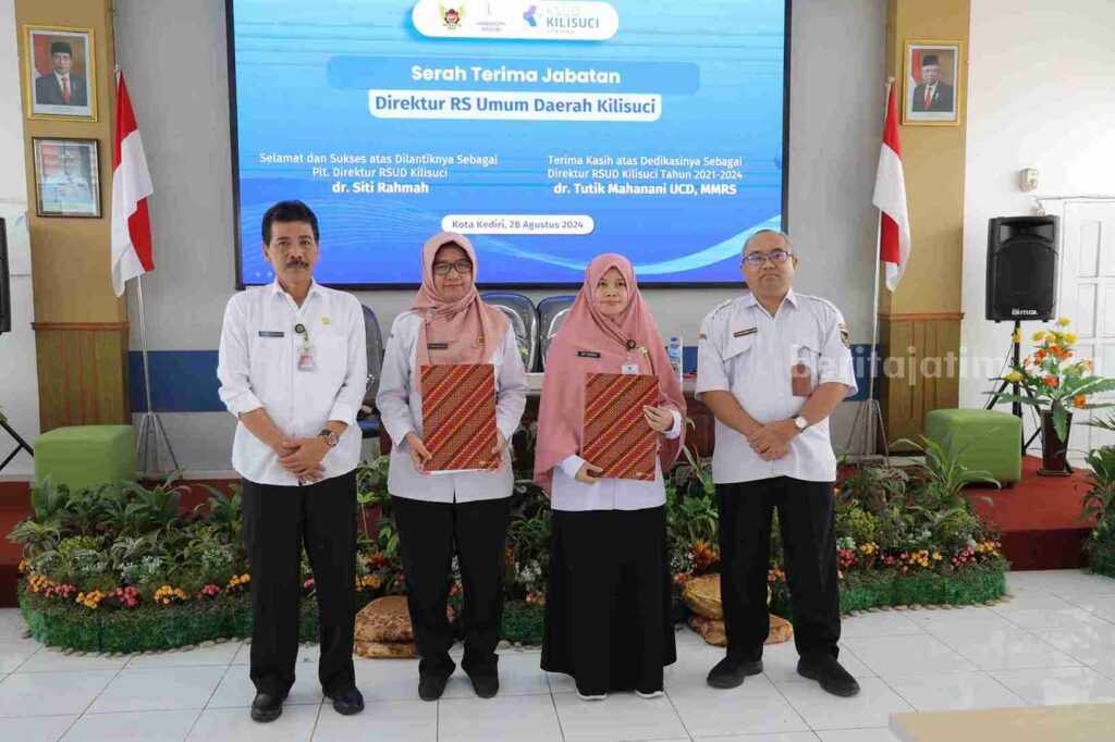 Pimpin Sertijab Direktur RSUD Kilisuci, Ini Pesan Asisten Pemerintahan dan Kesra Pemkot Kediri