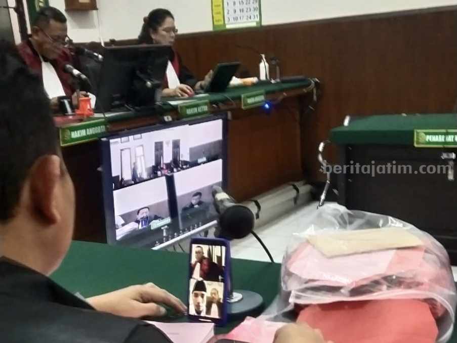 Ahmad Khulaifi satpam dealer yang menjadi terdakwa kasus pencurian.