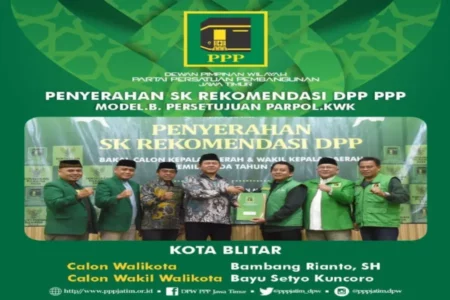 Gabung PDIP, PPP Ajak Parpol Lain Usung Bambang-Bayu di Pilwali Blitar Pilwali Blitar