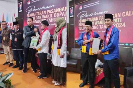 Pilkada Tulungagung: 4 Paslon Resmi Mendaftar, Segera Tes Kesehatan Pilkada Tulungagung akan diikuti oleh 4 paslon
