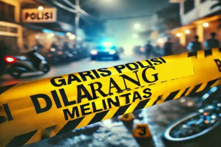 Menantu Tusuk Mertua, Warga Kampung Malang Surabaya Heboh Police Line