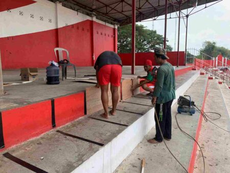 Jadi Kandang Arema FC, Tribun Stadion Soepriadi Blitar Diberi Nomor