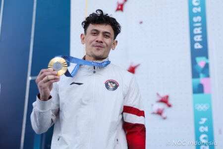 Emas dari Panjang Tebing Memotivasi Semangat Tim Indonesia di Olimpiade Paris