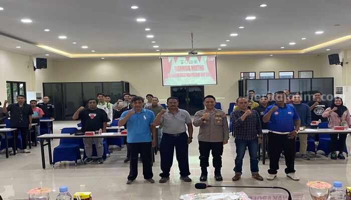 Semarakkan HUT RI ke -79, Polres Malang Gelar Turnamen Voli Presisi Cup 2024